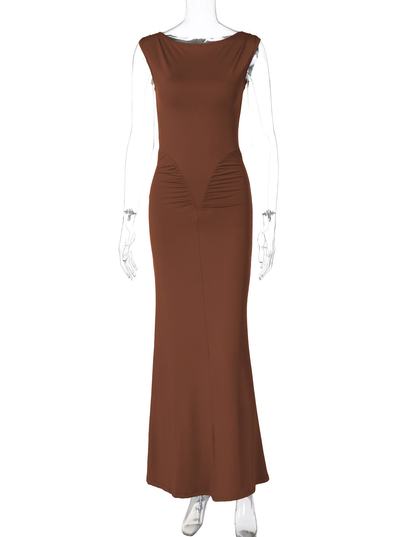 Slim Fit Pleated Dress