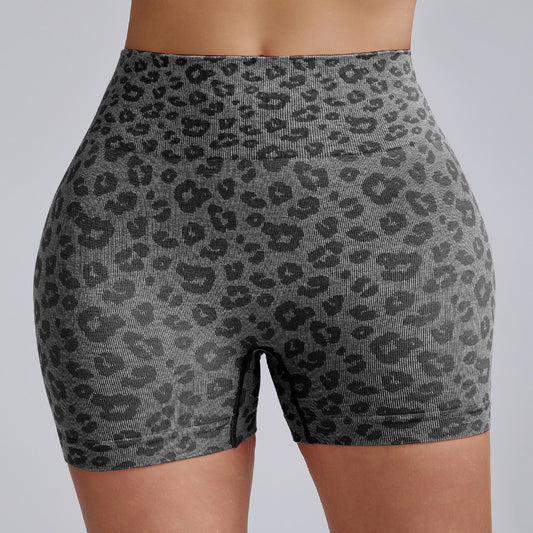 High-Waist Seamless Yoga Shorts