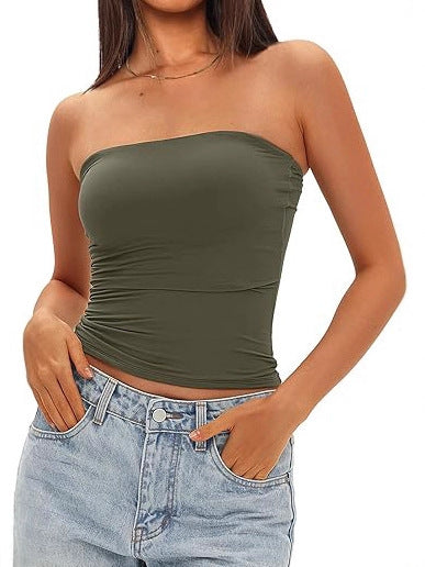 Strapless Slim Fit Tube Top