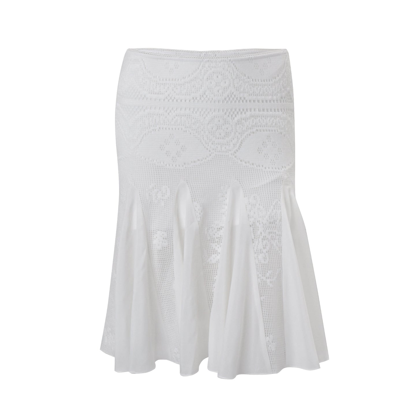Square Neck Crop Top Fishtail Skirt Set