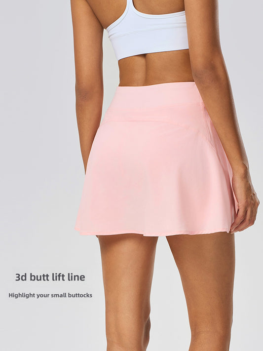 A-Line Sports Skirt with Built-in Shorts