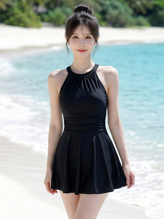 One Piece Swimsuit Tummy Control Backless