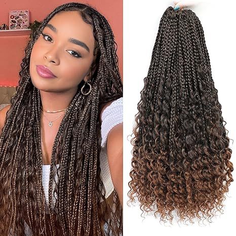 Curly Three-Strand Braids Crochet Hair Braids Drip Depot