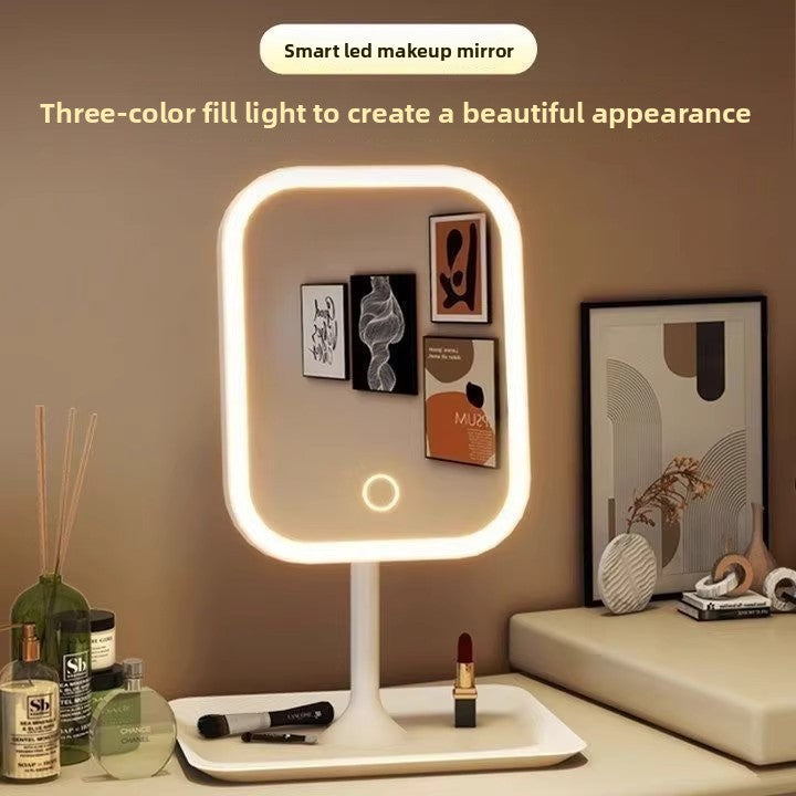 Smart Makeup Mirror with LED Lights