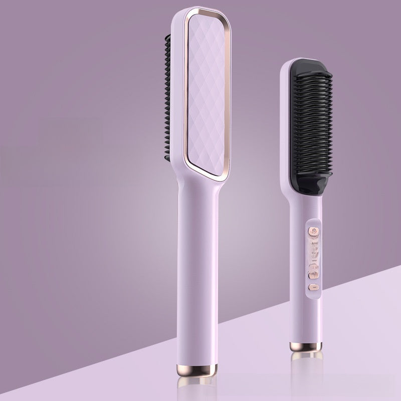LCD Hair Straightening Comb with Negative Ion Technology Drip Depot