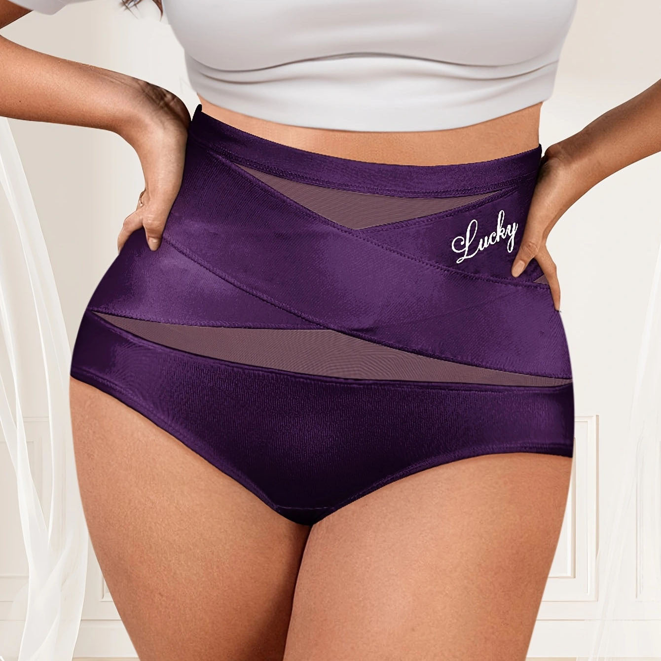 High-Waisted Seamless Tummy Control Panties
