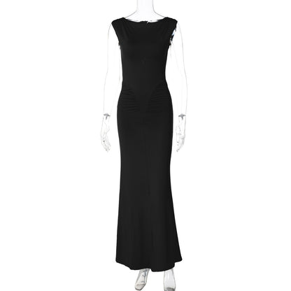 Slim Fit Pleated Dress