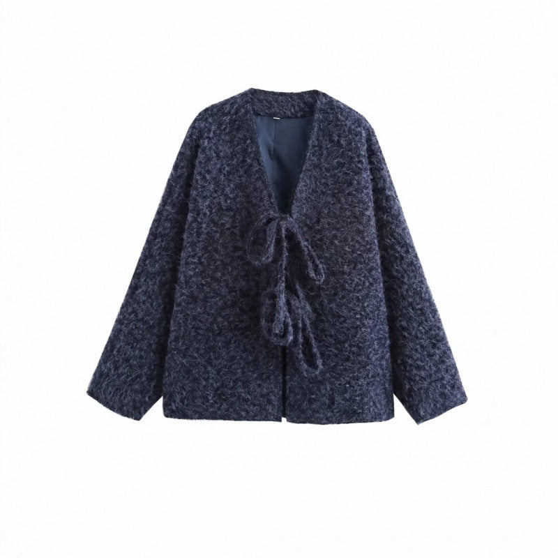 Fashionable Casual Lace-up Jacket