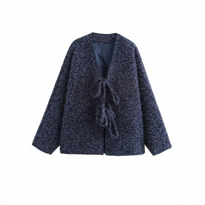 Fashionable Casual Lace-up Jacket