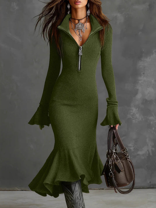 Knitted Fishtail Dress