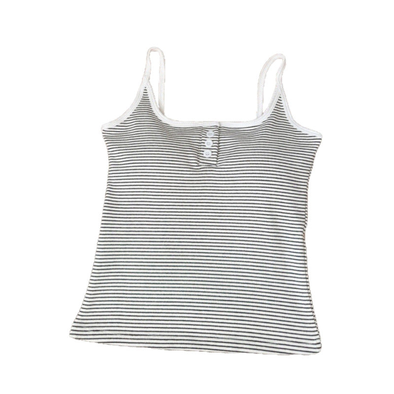 Striped Cotton Camisole