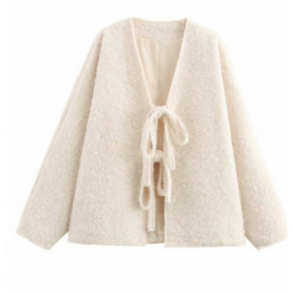 Fashionable Casual Lace-up Jacket