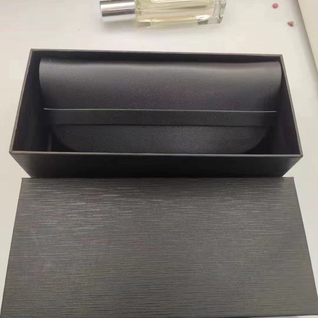 Leather handmade glasses case