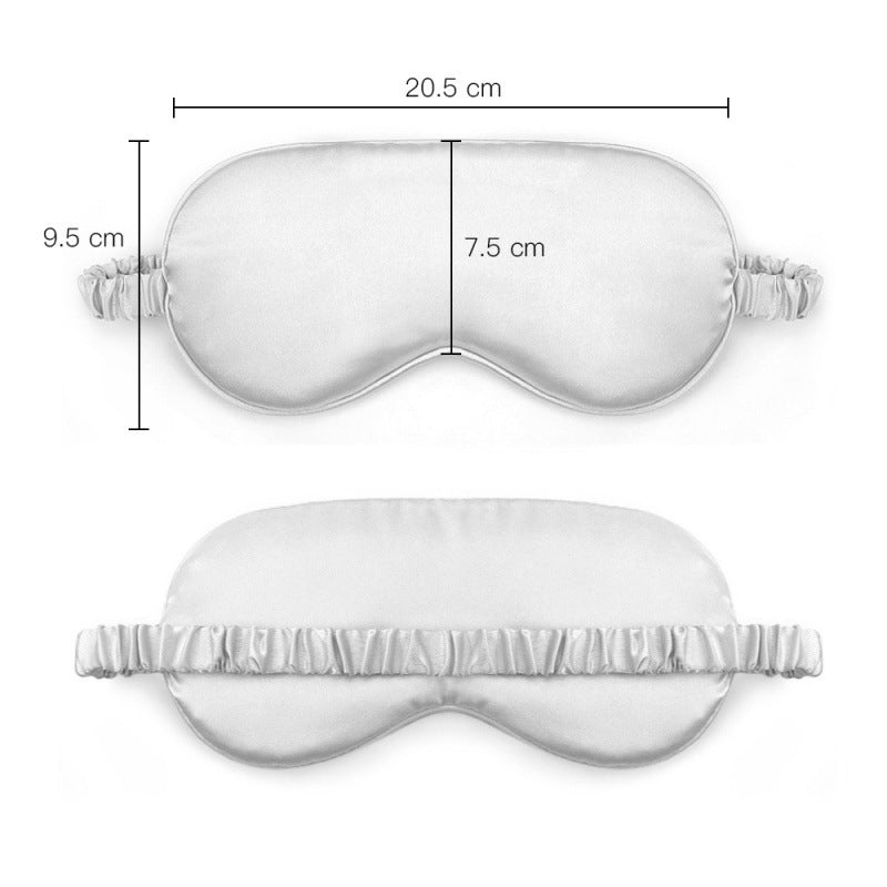 Reversible Satin Sleep Eye Mask with Light Blocking Drip Depot