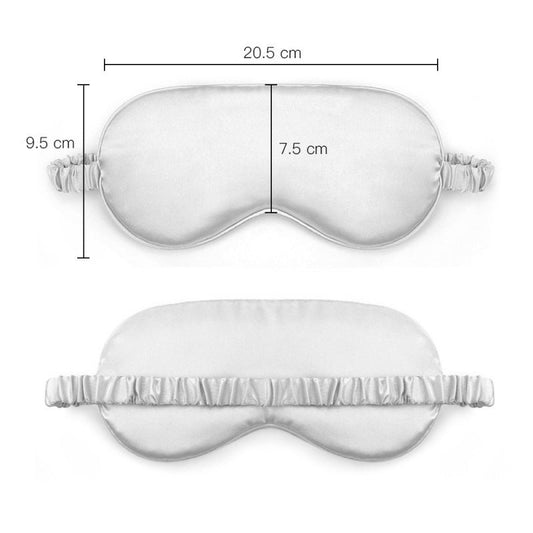 Reversible Satin Sleep Eye Mask with Light Blocking Drip Depot
