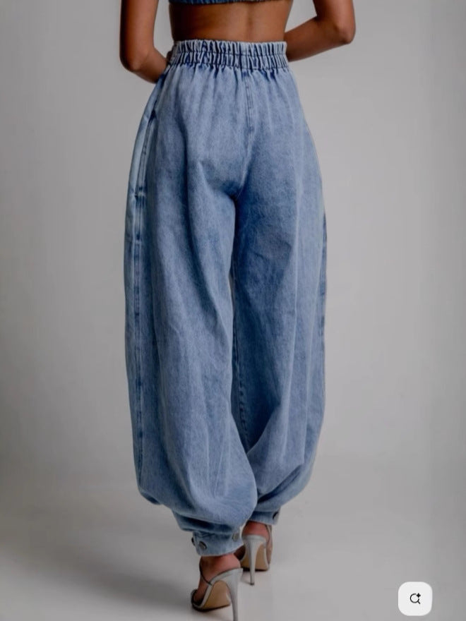 High Waist Wide Leg Pants