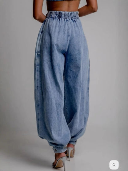 High Waist Wide Leg Pants