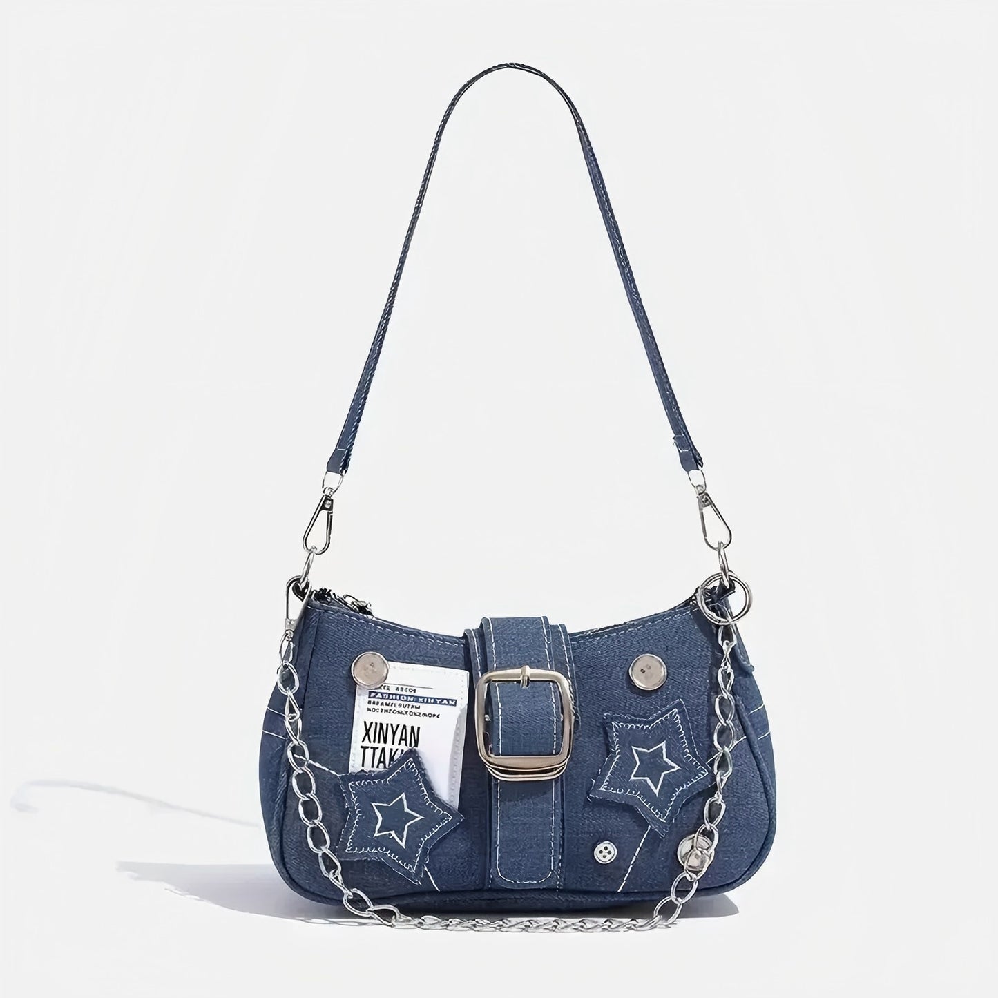 Denim Underarm Bag