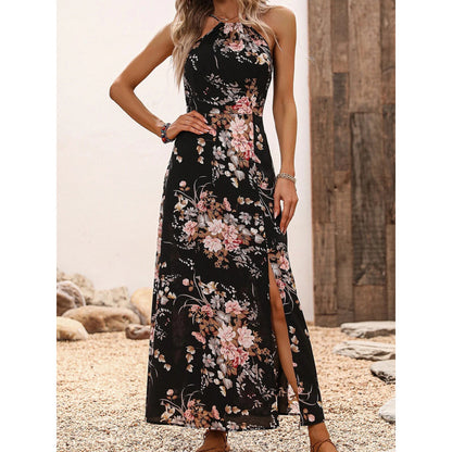Neck-wrap dress