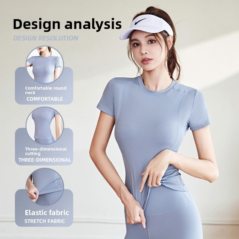 Stretch Fitness T-Shirt  Sports Top