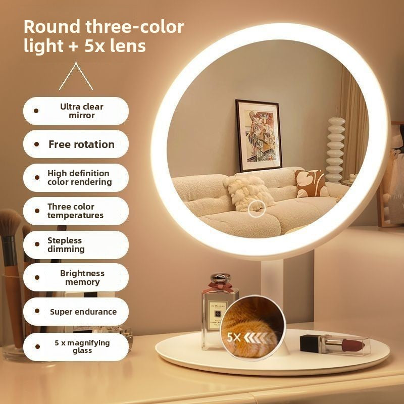 Smart Makeup Mirror with LED Lights