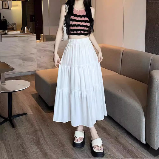 High Waisted Slimming A-Line Skirt