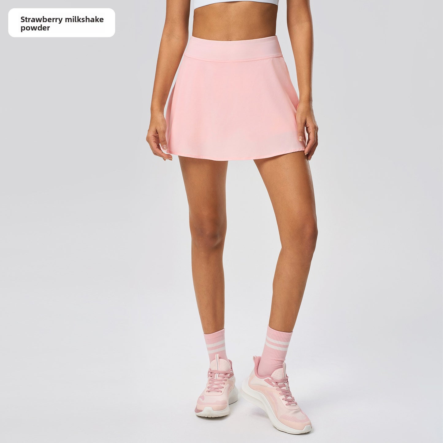 A-Line Sports Skirt with Built-in Shorts