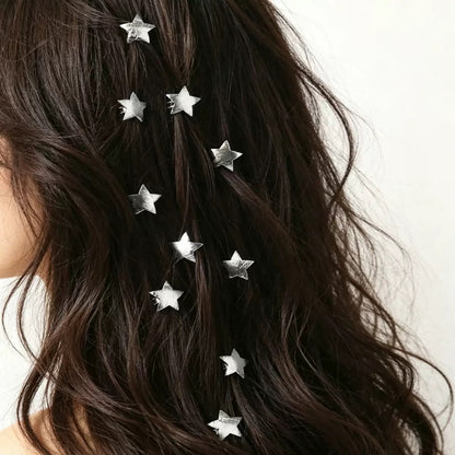 Star Hair Clip Metal Alloy Hairpins