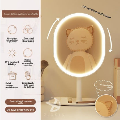 Smart Makeup Mirror with LED Lights