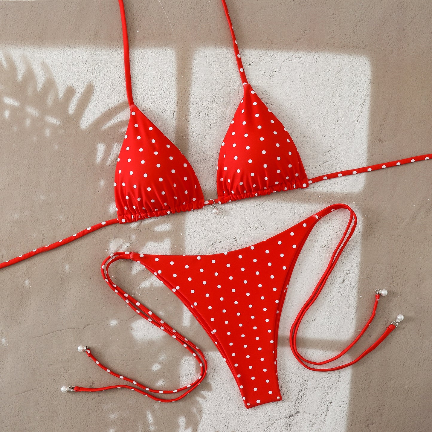 Two Piece Swimsuit Backless Bikini Set