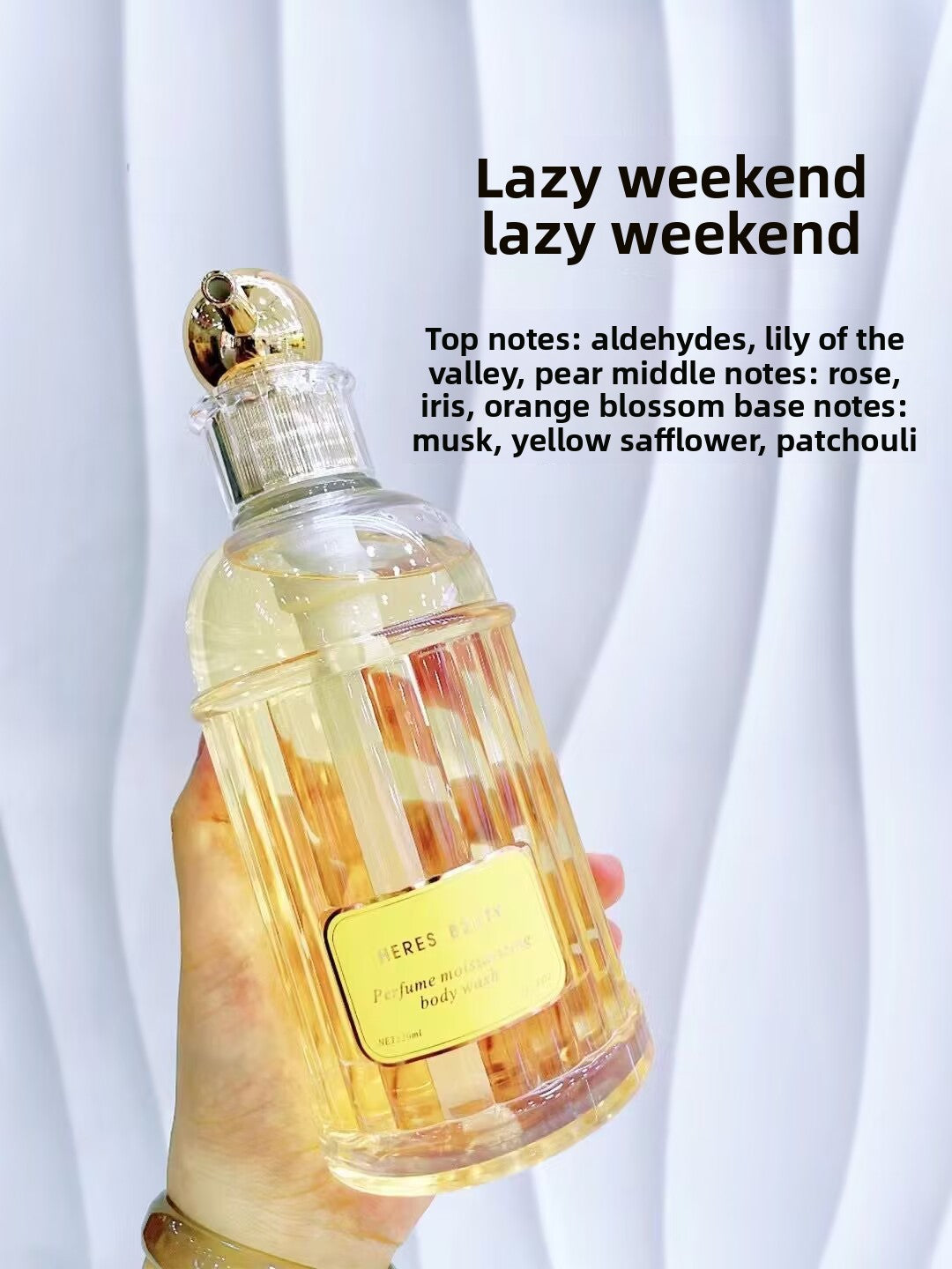 Body wash with perfume