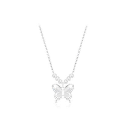 Ice Clear Butterfly Cat's Eye Adjustable Necklace Drip Depot
