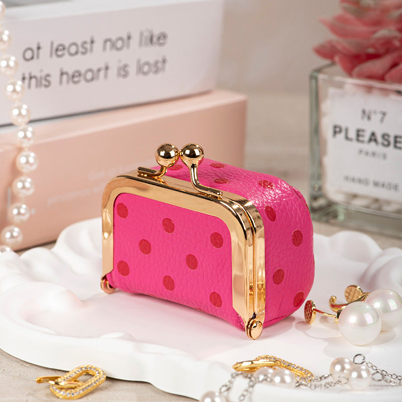 Mini Portable Jewelry Storage Box with Zipper Drip Depot