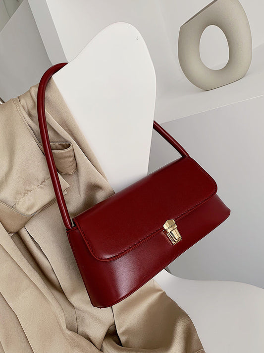 Retro Baguette Shoulder Bag