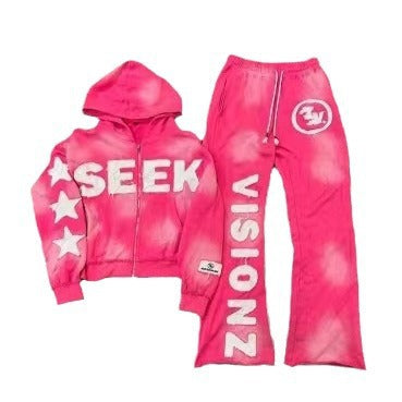 Hooded Pullover Sweatshirt Suit Drip Depot