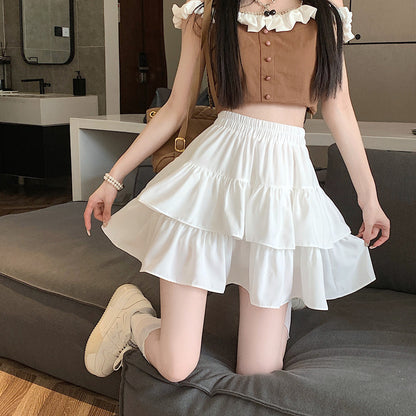 Womens High Waisted Cake Skirt