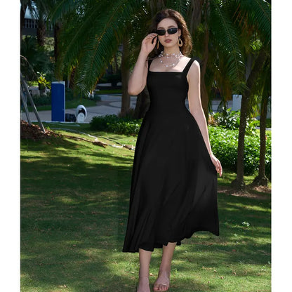Elegant Long Sleeveless Dress
