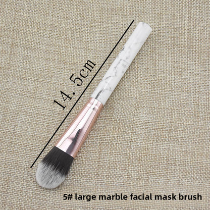 Marble Makeup Brush Pattern Flame Highlight Contour Blush Brush for Beginners