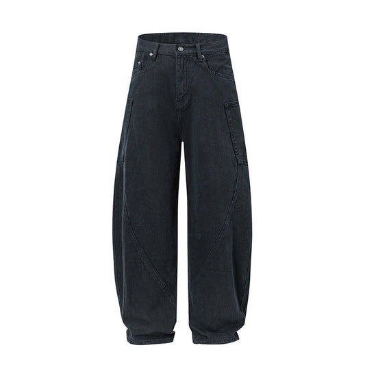 Loose Straight Washed Jeans Drip Depot