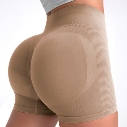 Running Athletic Fitness 3/4-Length Shorts for Peachy Buttocks and Yoga