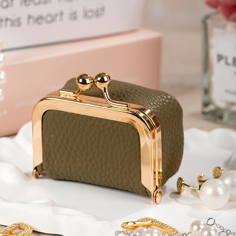 Mini Portable Jewelry Storage Box with Zipper Drip Depot