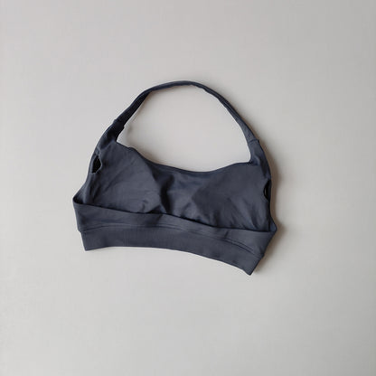 High-Elastic Halter Sports Bra with Removable Pads