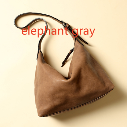Genuine Leather Hobo Bag