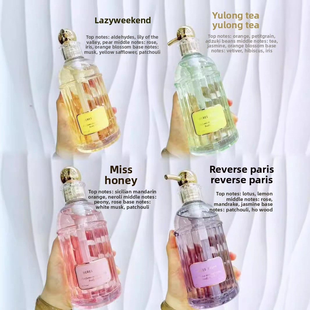 Body wash with perfume