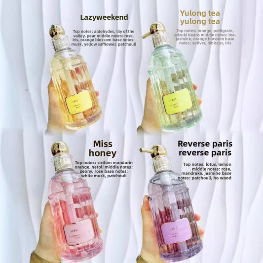 Body wash with perfume