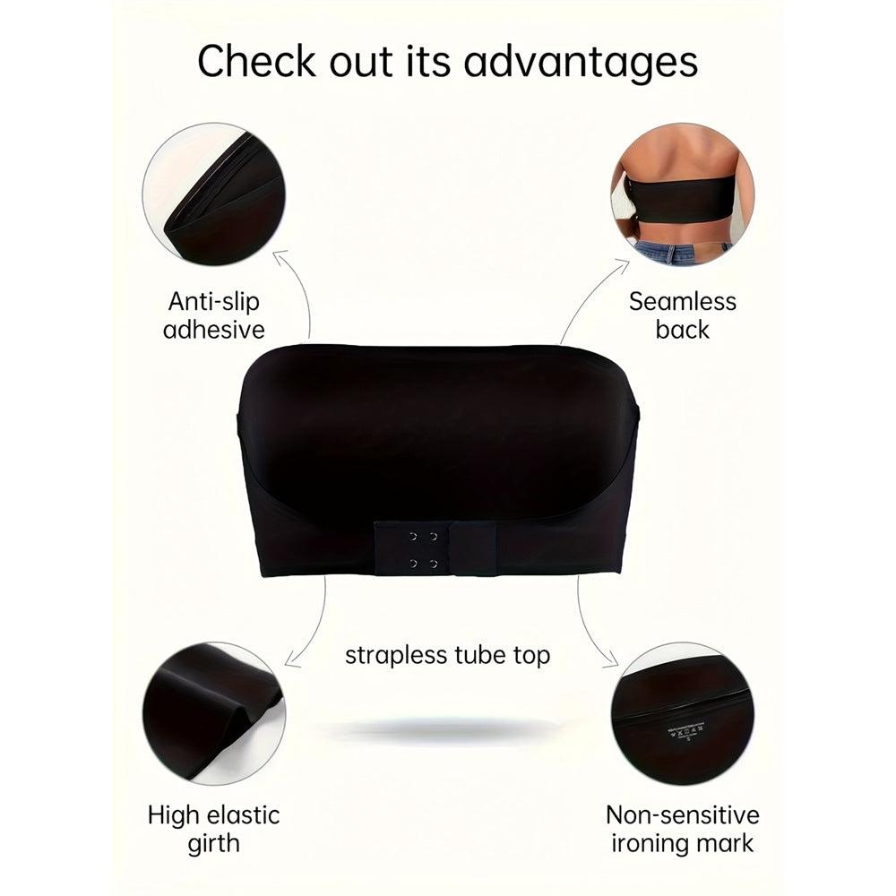 Seamless Strapless Wireless Bra Drip Depot