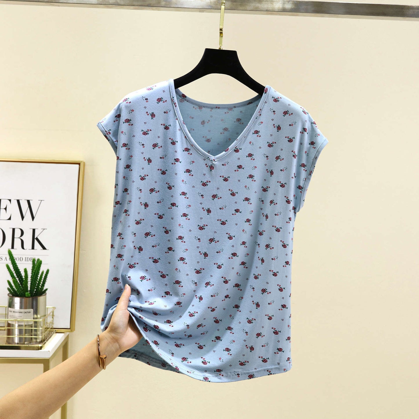 Floral Modal Sleeveless Top