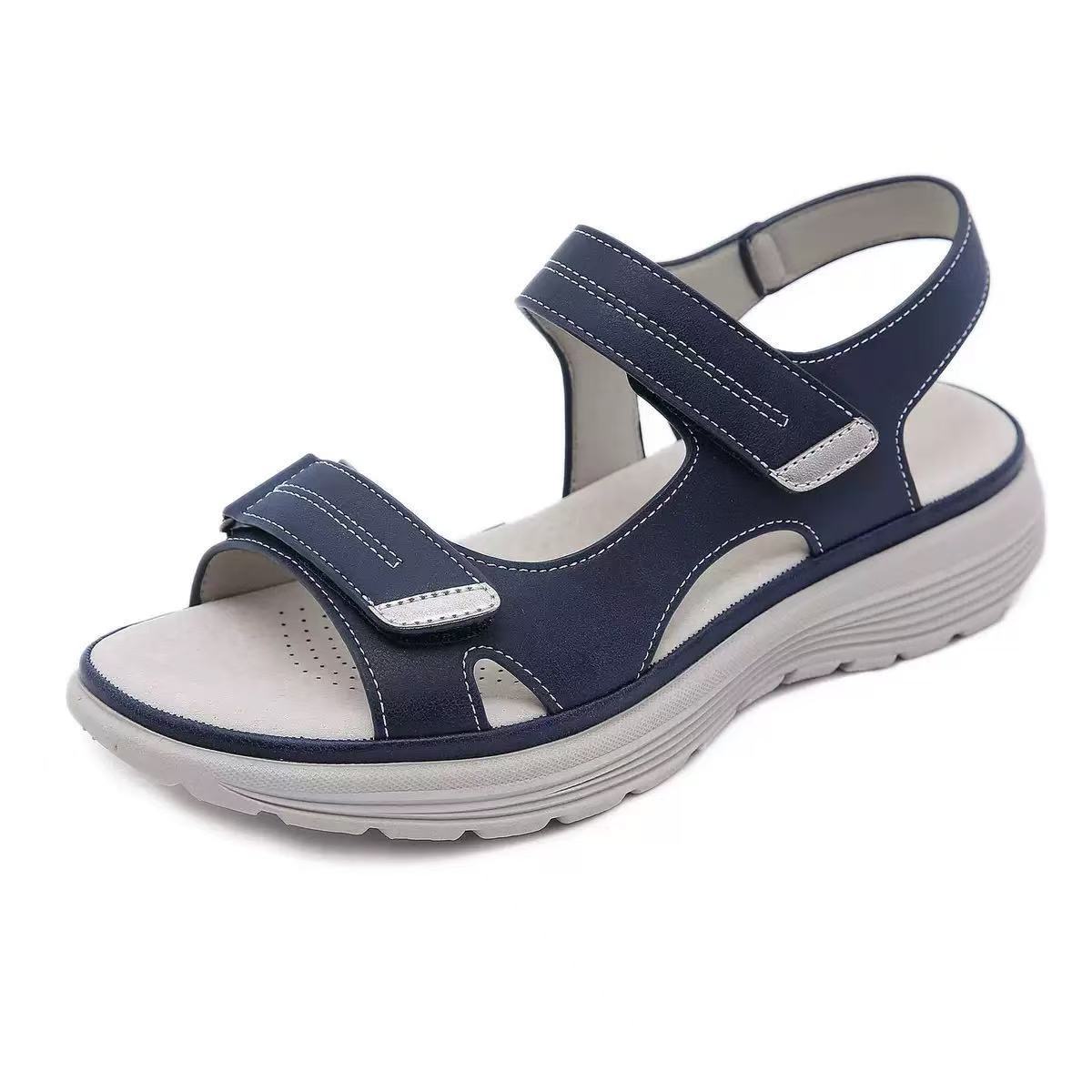Velcro Wedge Sandals