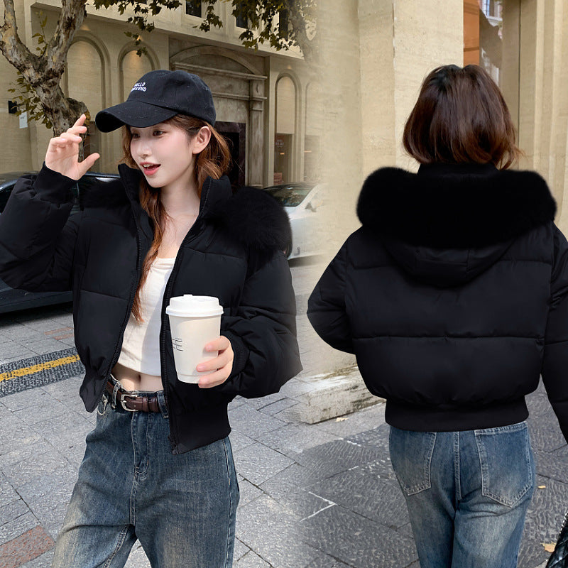 Detachable Hood Winter Cotton Jacket