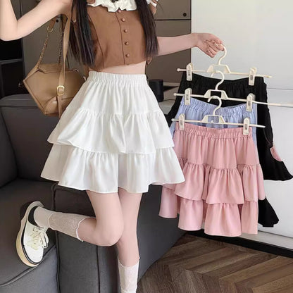 Womens High Waisted Cake Skirt
